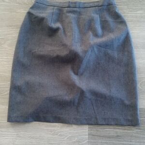 Sara Dark Gray Pencil Skirt